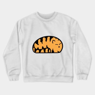 Cute little ginger cat blob Crewneck Sweatshirt